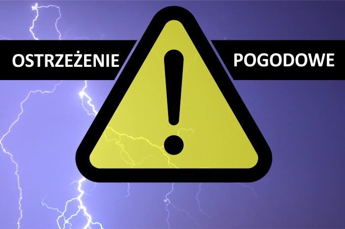 Ostrzeżenia meteorologiczne - burze